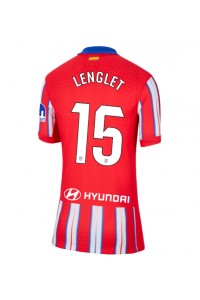 Atletico Madrid Clement Lenglet #15 Voetbaltruitje Thuis tenue Dames 2024-25 Korte Mouw